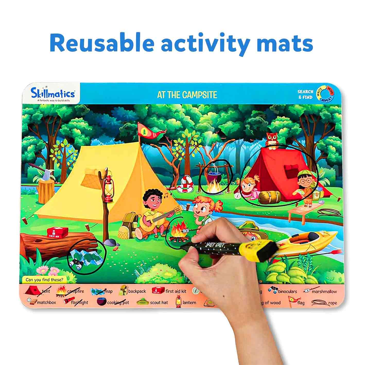 Skillmatics Educational Game - Search And Find Activity Mats For Kids