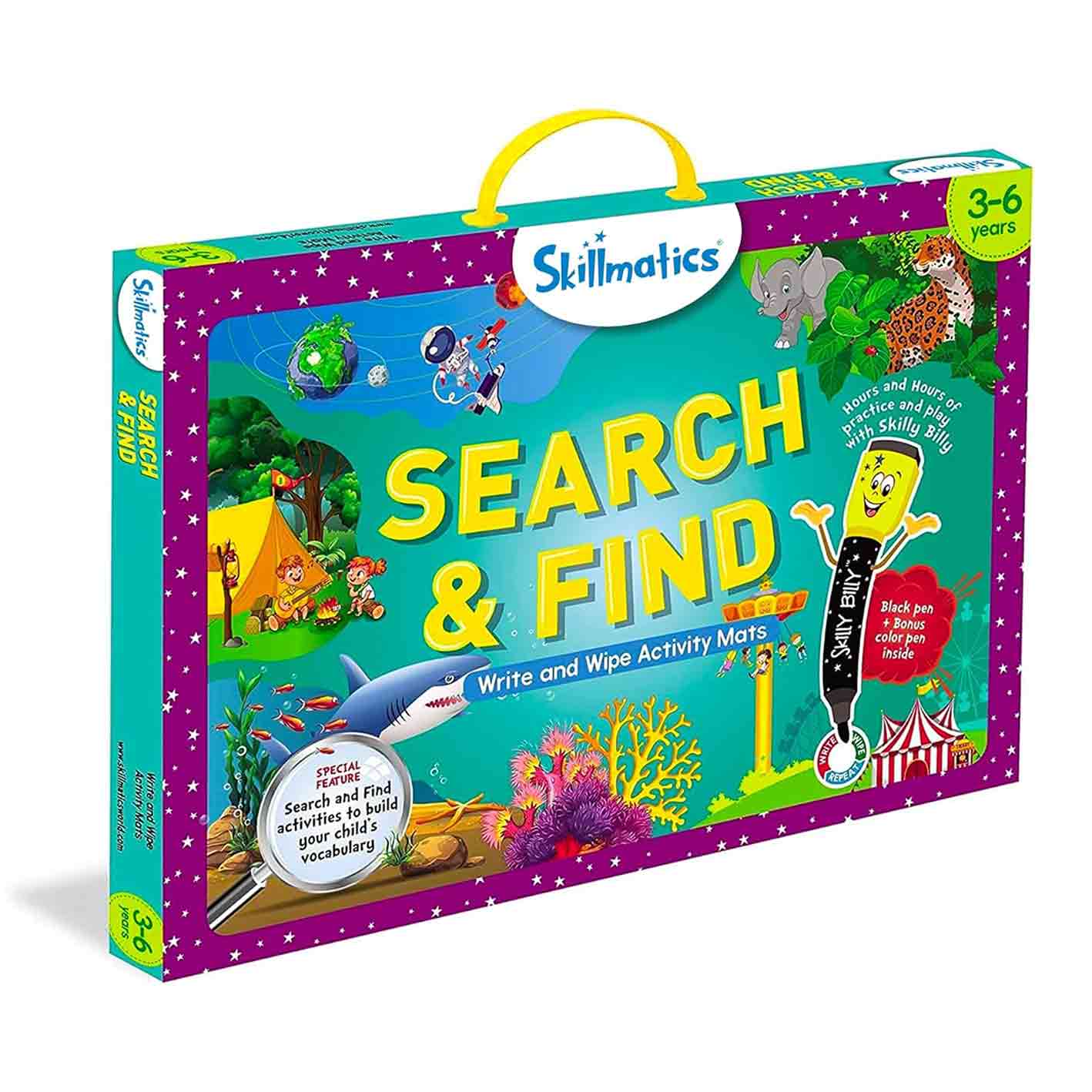 Skillmatics Educational Game - Search And Find Activity Mats For Kids