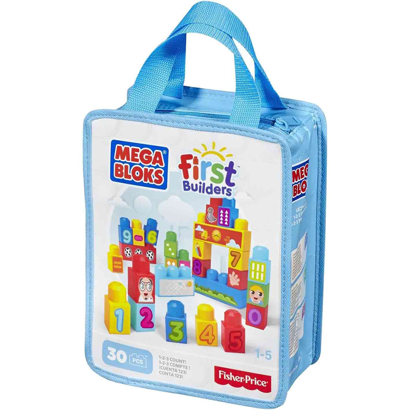 Mega Bloks FIRST BUILDERS 123 COUNT (30 PCS) - DCH37