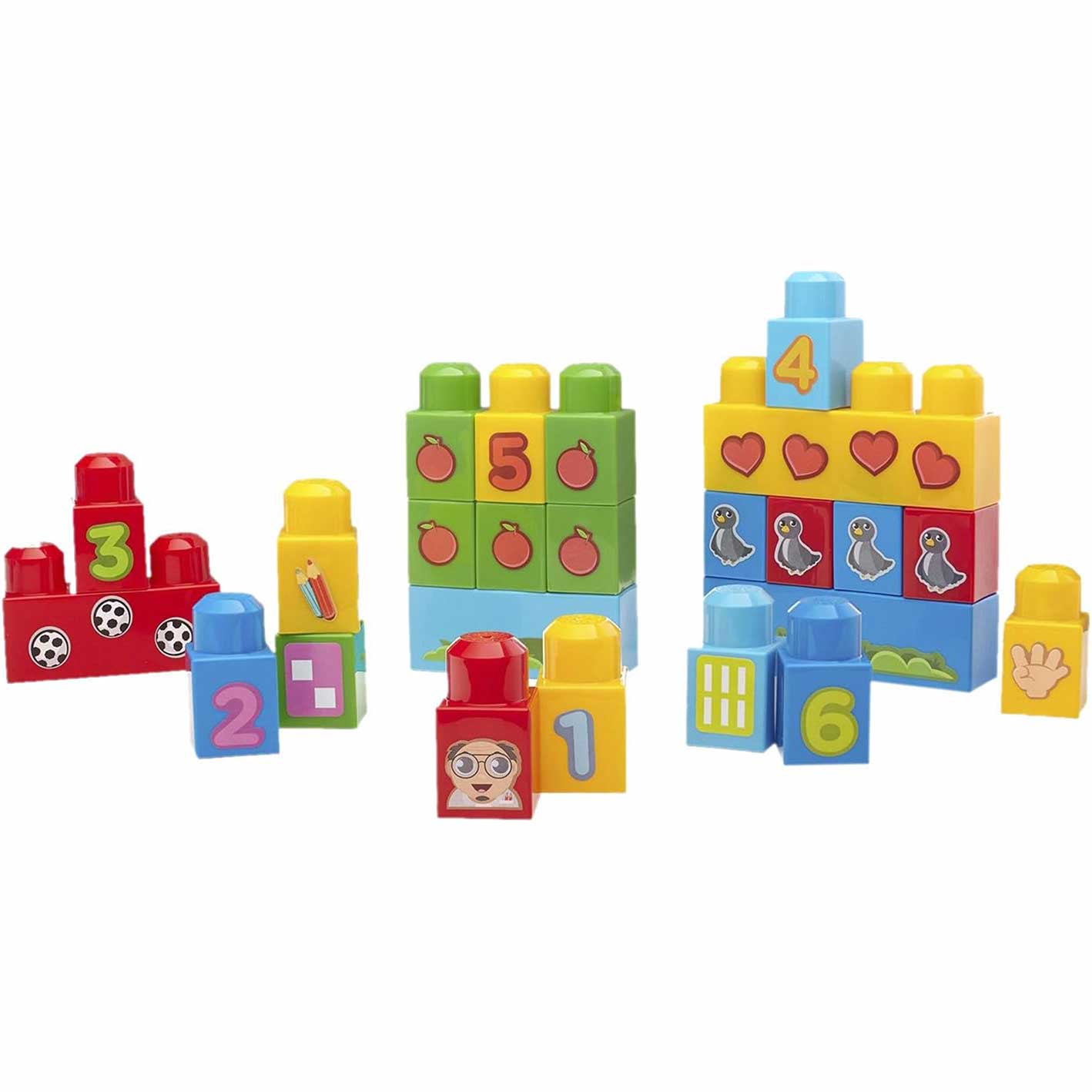 Mega Bloks FIRST BUILDERS 123 COUNT (30 PCS) - DCH37