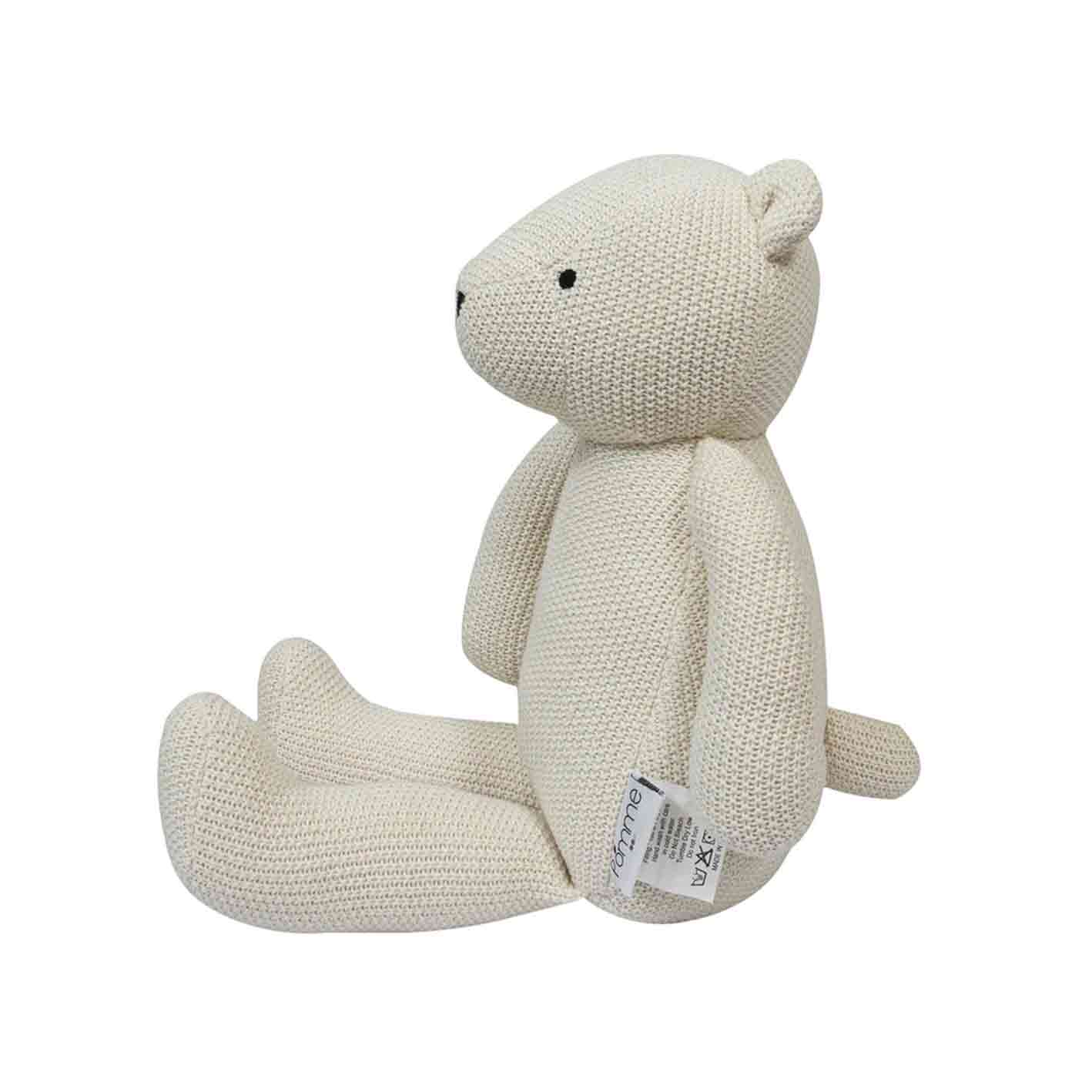 Knitted Soft Toy Ivory Bear
