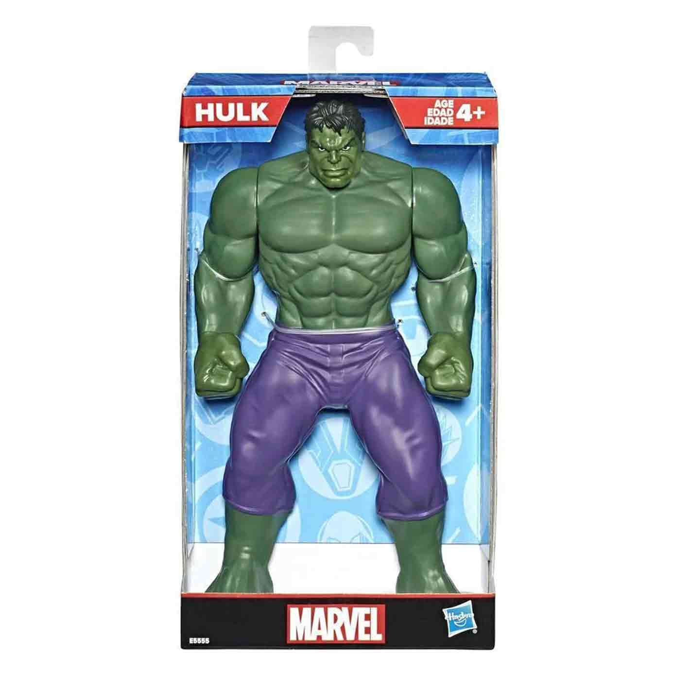 MARVEL CLASSIC Hulk Toy 9.5-Inch Scale Collectible Super Hero Action Figure, Toys For Kids Ages 4 and Up