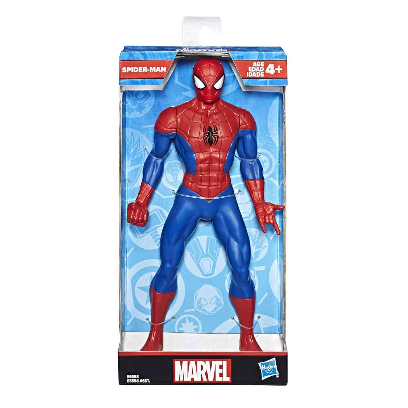 Marvel Spiderman Action Figure (9.5 Inches, Multicolor), Toys for Kids Ages 4 and Up