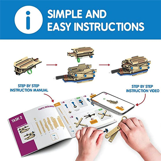 Buildables Hydraulic Launcher STEM construction toys (ages 8+)