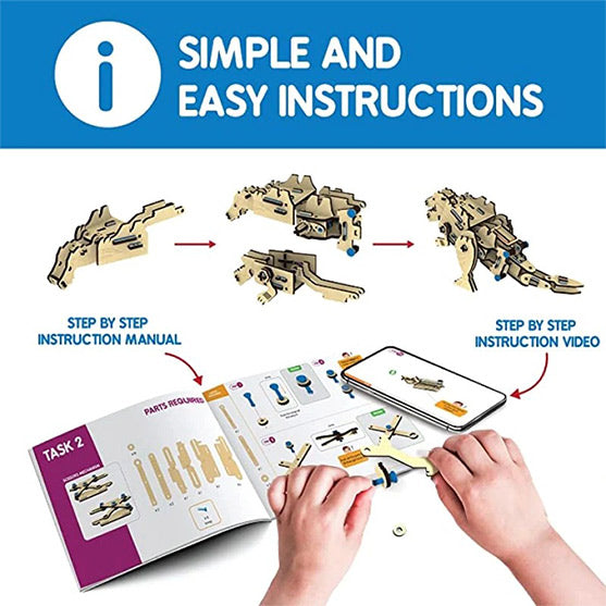 Buildables Dinosaur x Robot STEM construction toys (ages 8+)