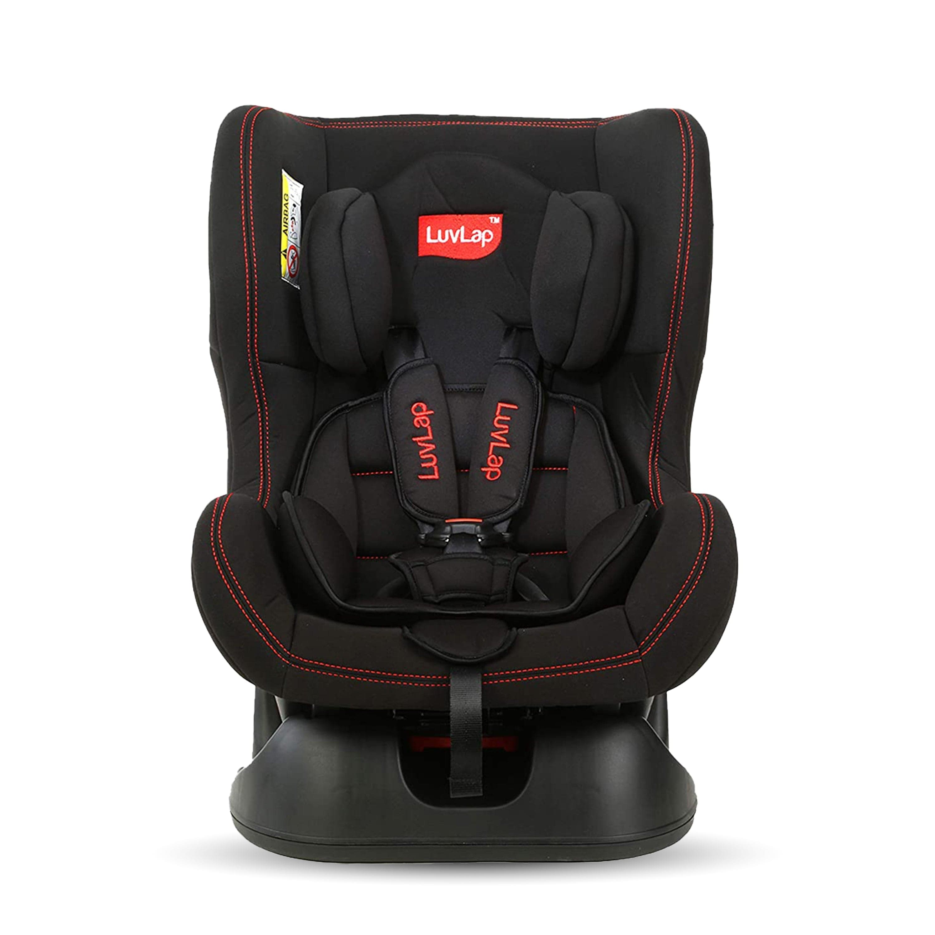 LuvLap Sports Convertible Baby Car Seat, Black