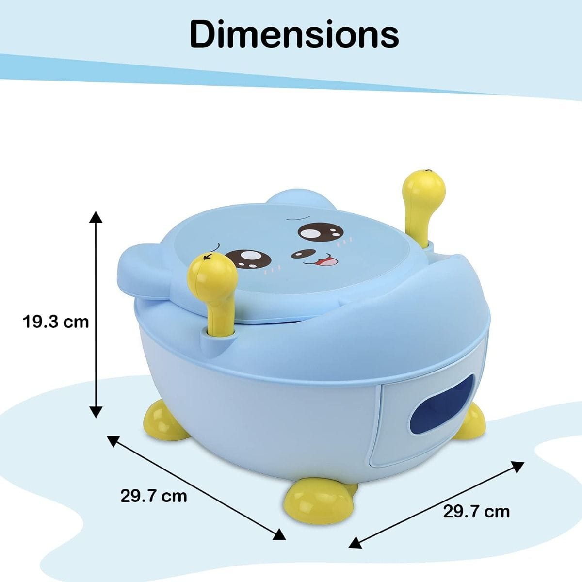 LuvLap Tedclub Baby Potty Seat, Blue
