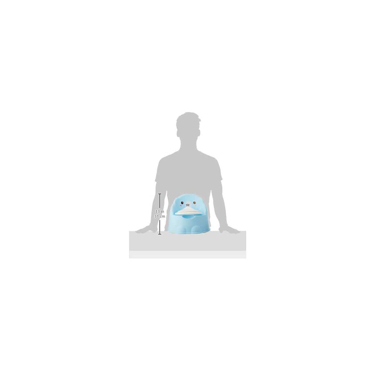 LuvLap Wee Piggy Potty Seat, Blue