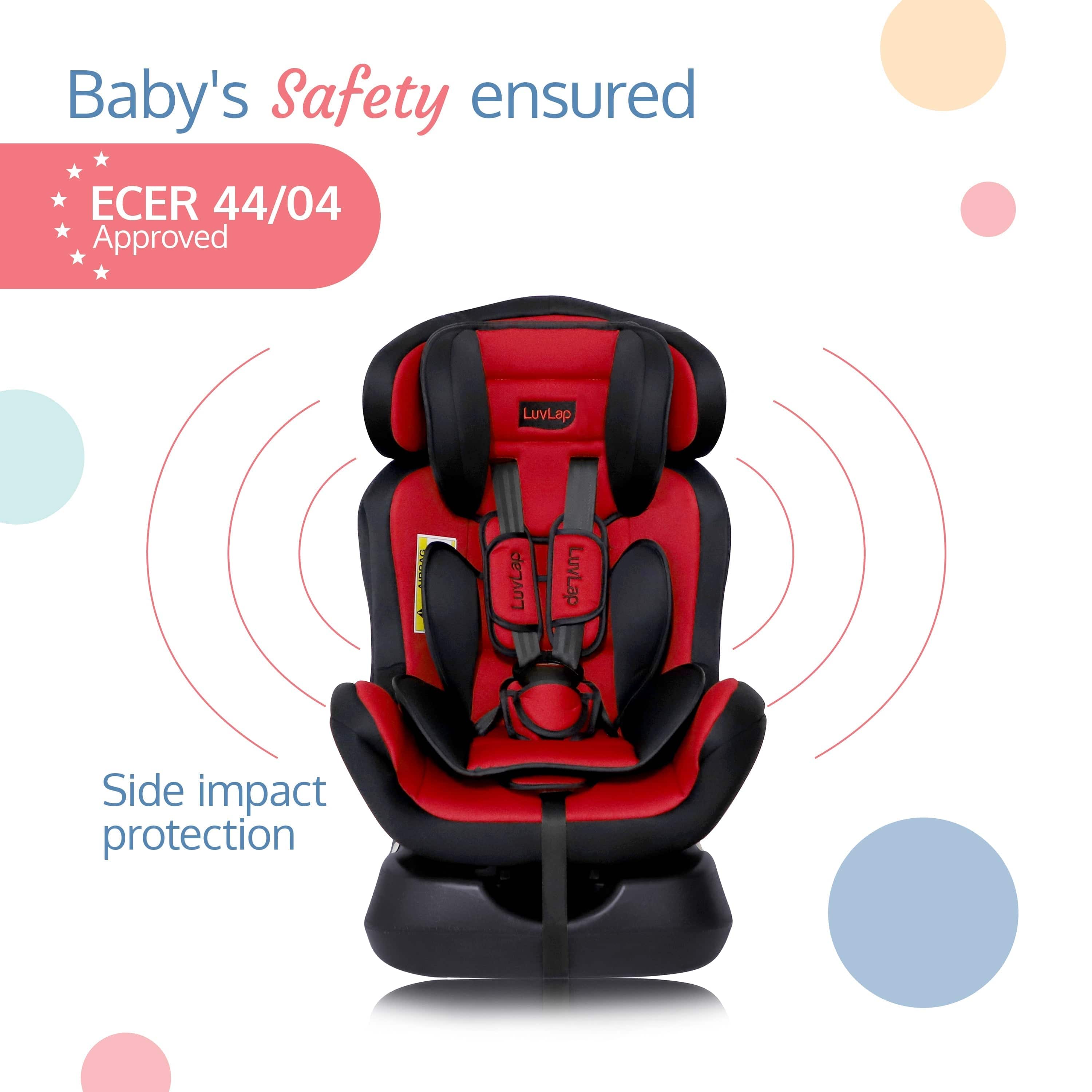 LuvLap Galaxy Convertible Car Seat (Red)