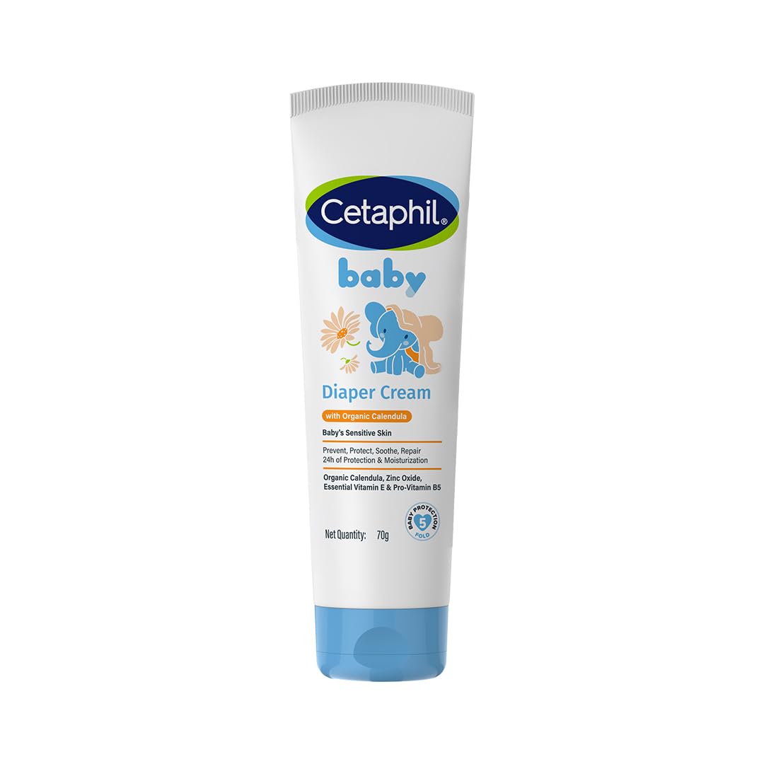 Cetaphil Baby Diaper Cream – Soothing Protection with Organic Calendula (70g)