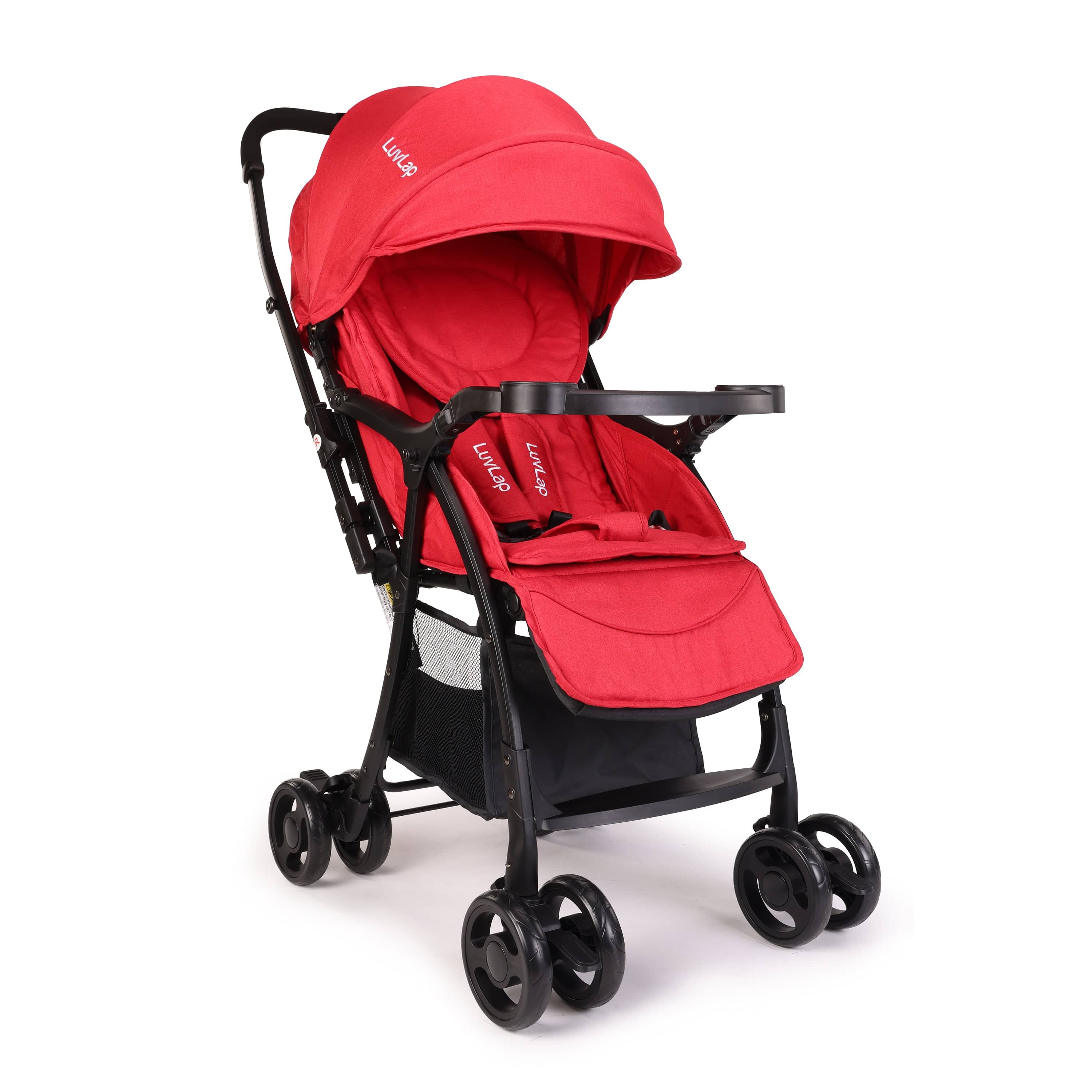 luvlap Spark Baby Stroller (Red)