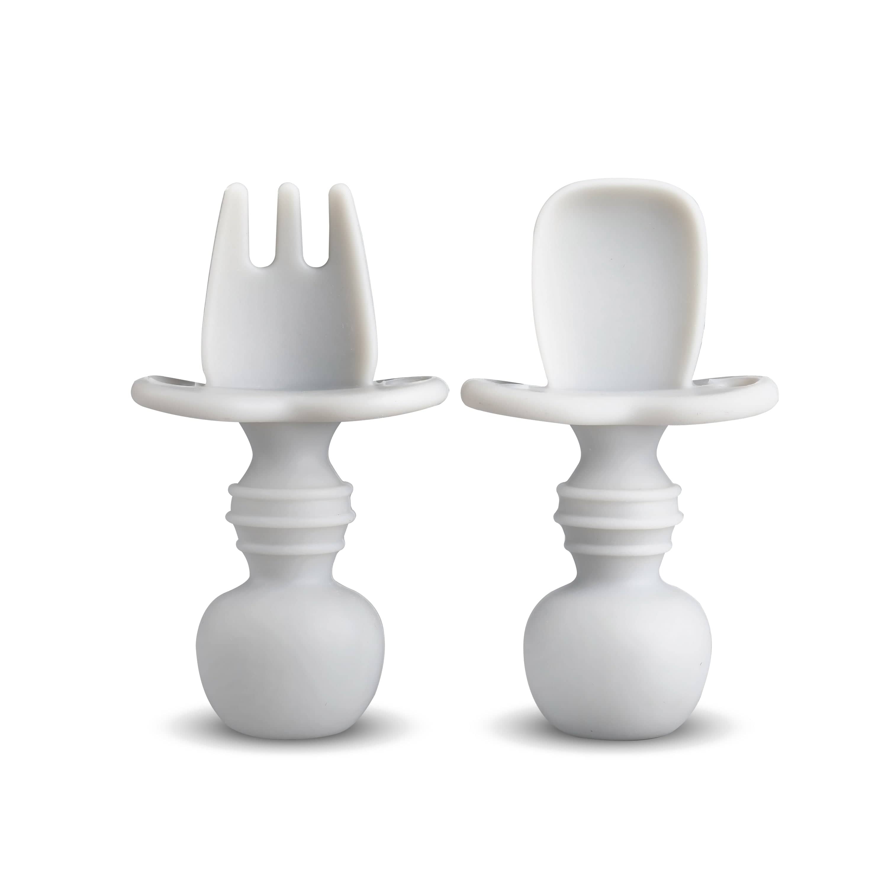 LuvLap Baby Weaning Spoon & Fork Set
