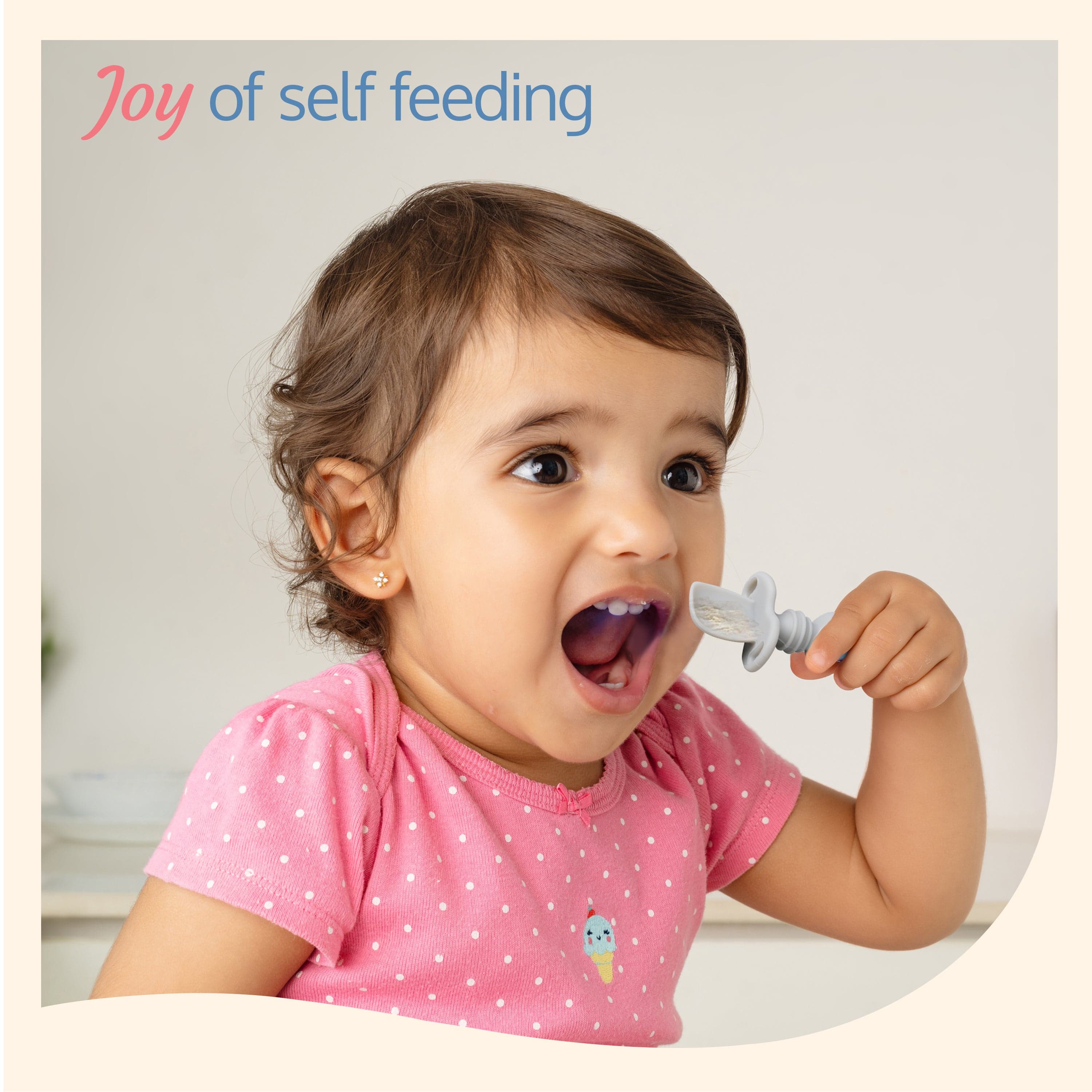 LuvLap Baby Weaning Spoon & Fork Set