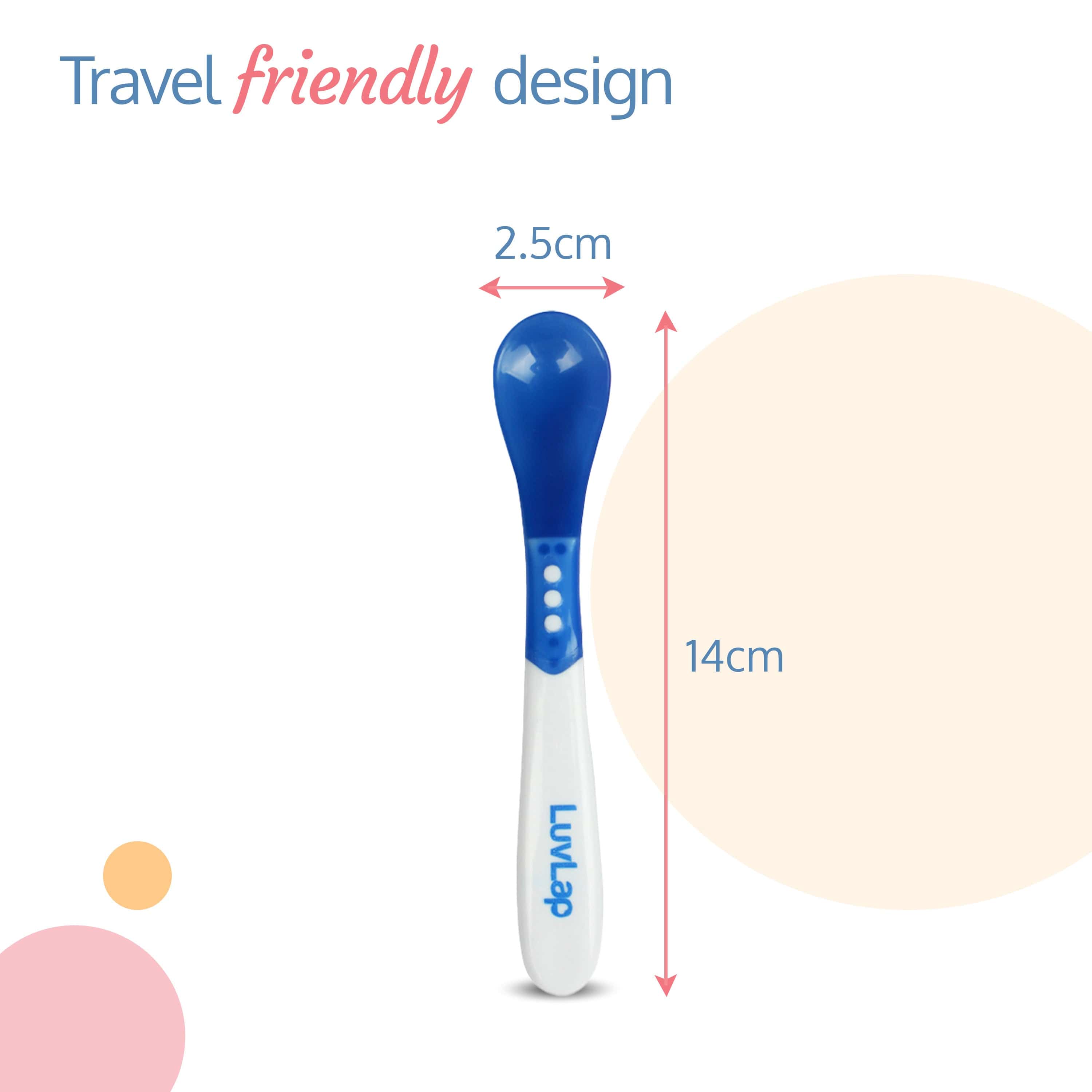 LuvLap Heat Sensitive Baby Feeding Spoon Set Of 4