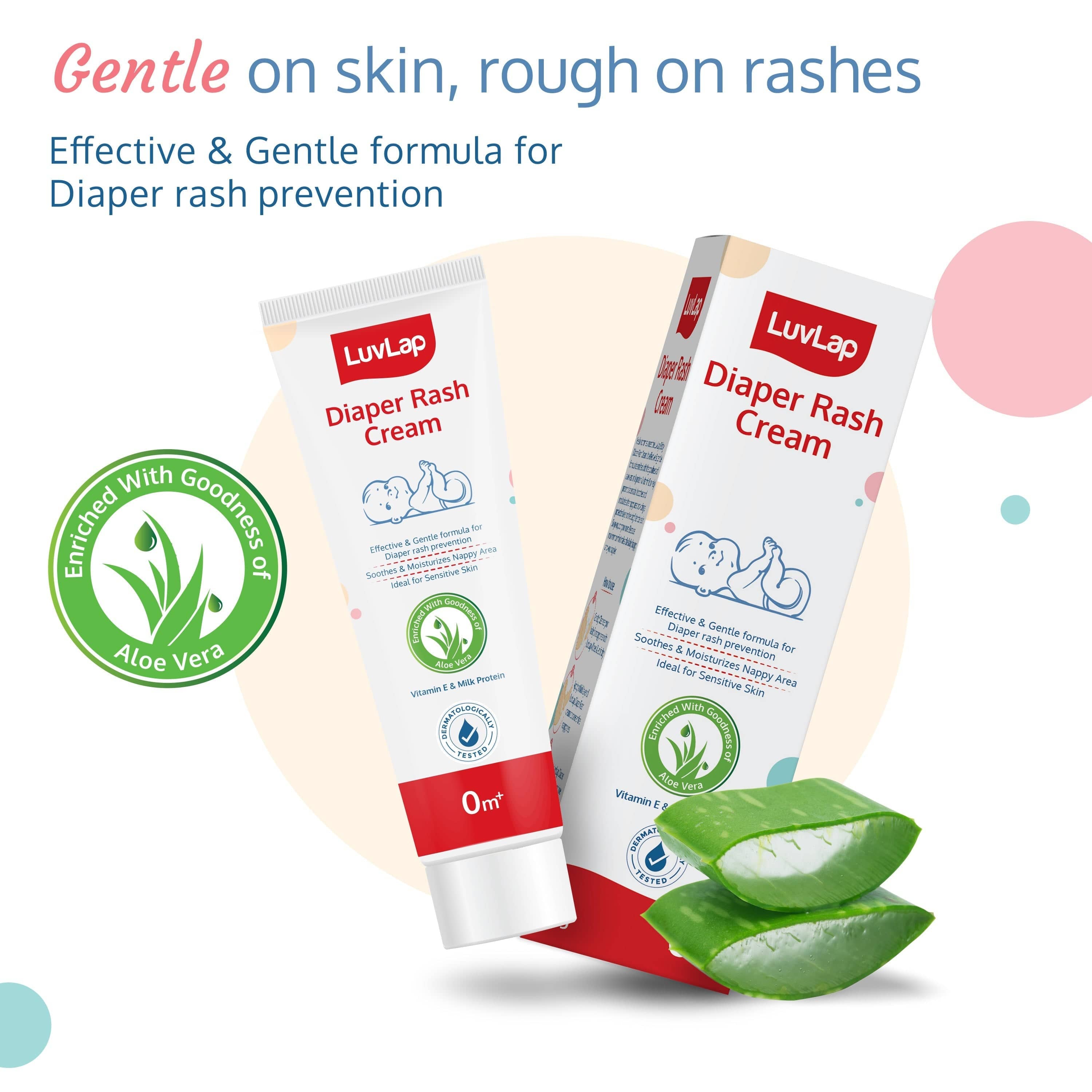 LuvLap Baby Diaper Rash Cream, 75G