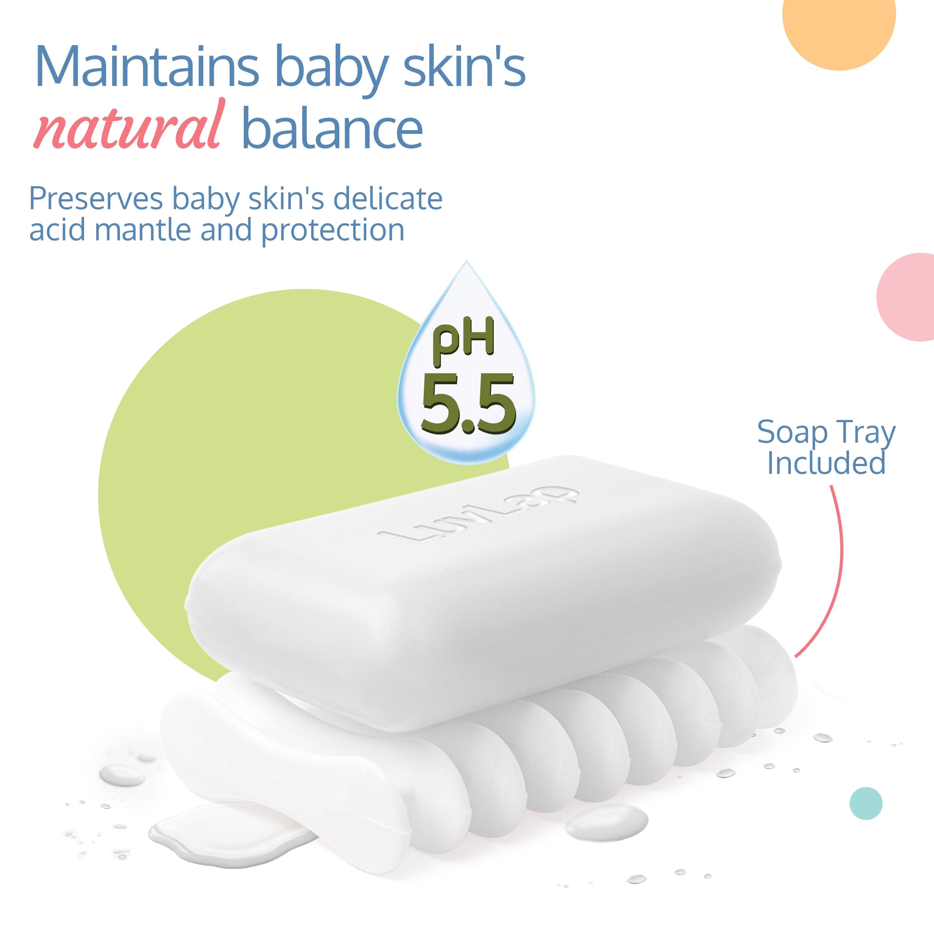LuvLap Moisturizing Baby Bathing Bar - 75g