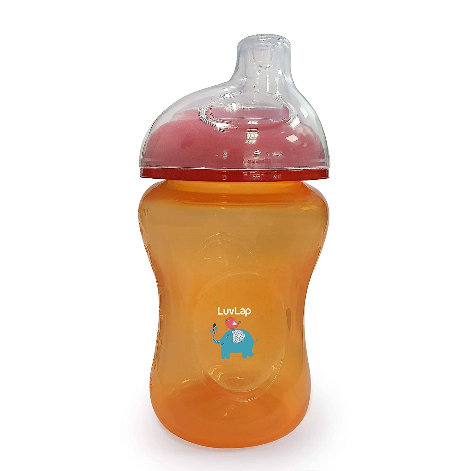 LuvLap Jumbo Sky Spout Cup, 300Ml, Orange