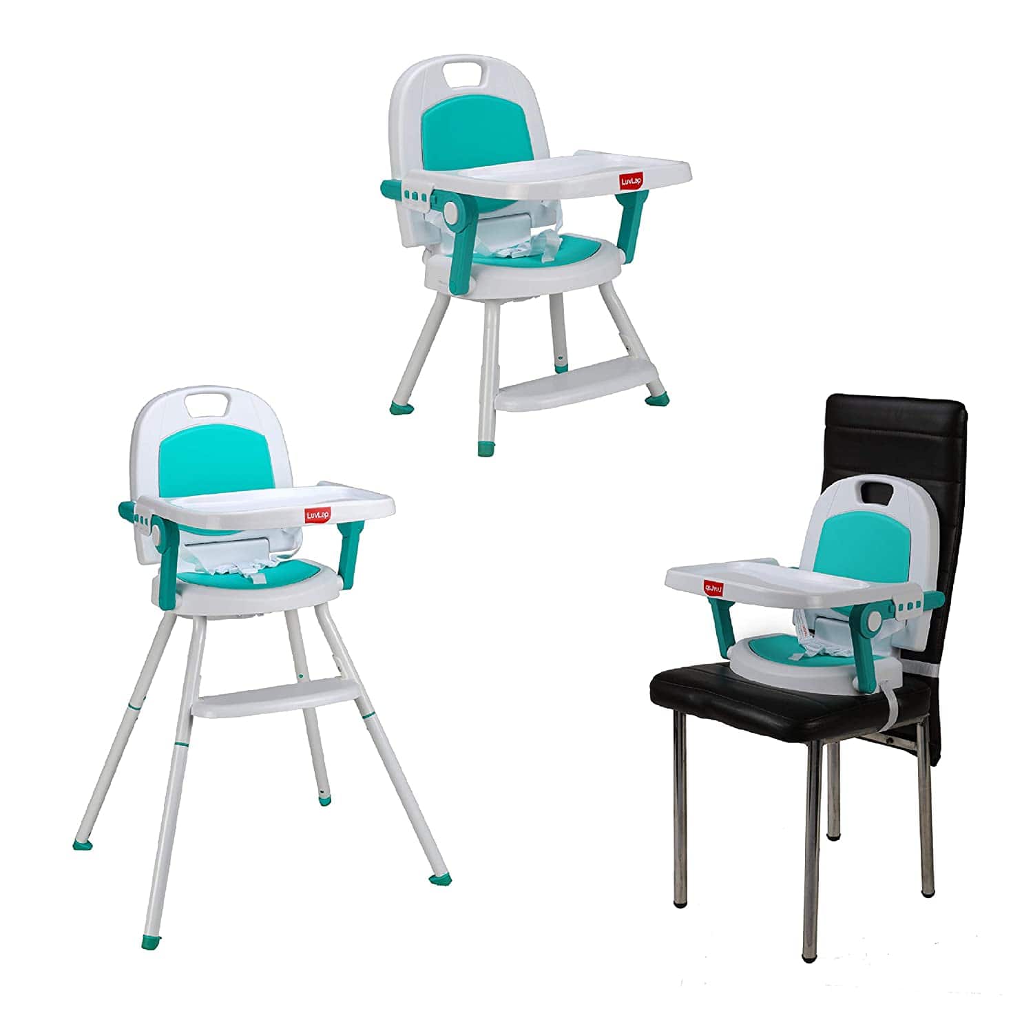 luvlap Cosmos 3-In-1 Baby High Chair, Green