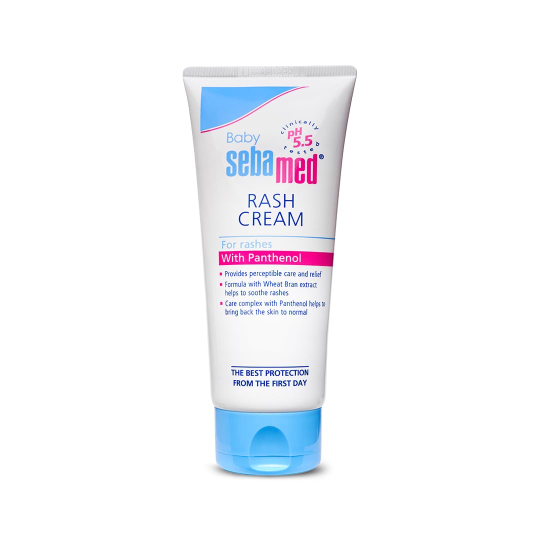 Sebamed Baby Rash Cream pH 5.5 – 100 ml | Ideal for Diaper Rashes | Fast Soothing & Healing Care
