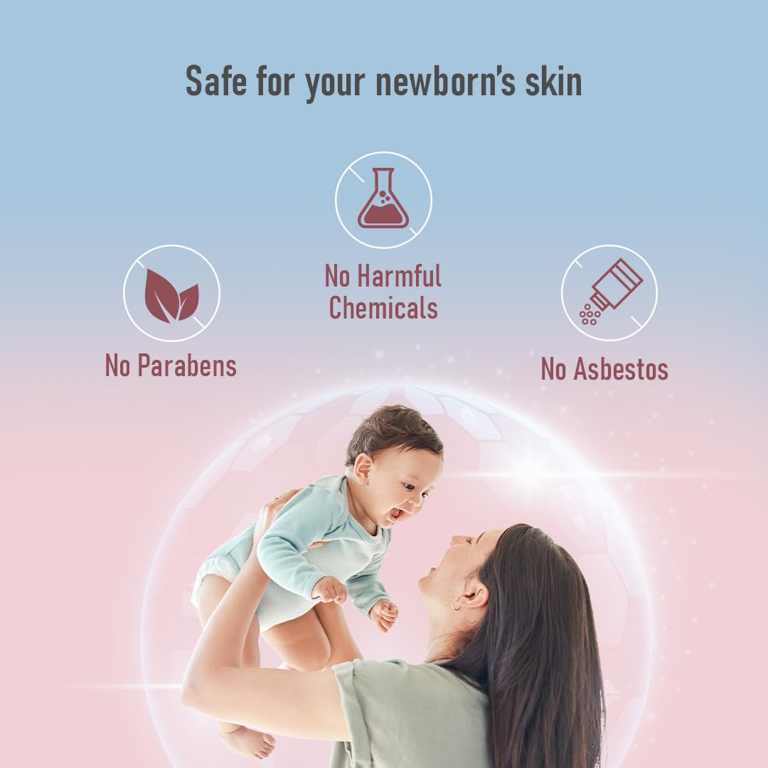 Sebamed Baby Powder 100 gm | Olive Oil & Allantoin | Gentle Sweat Absorbing Powder for Newborns