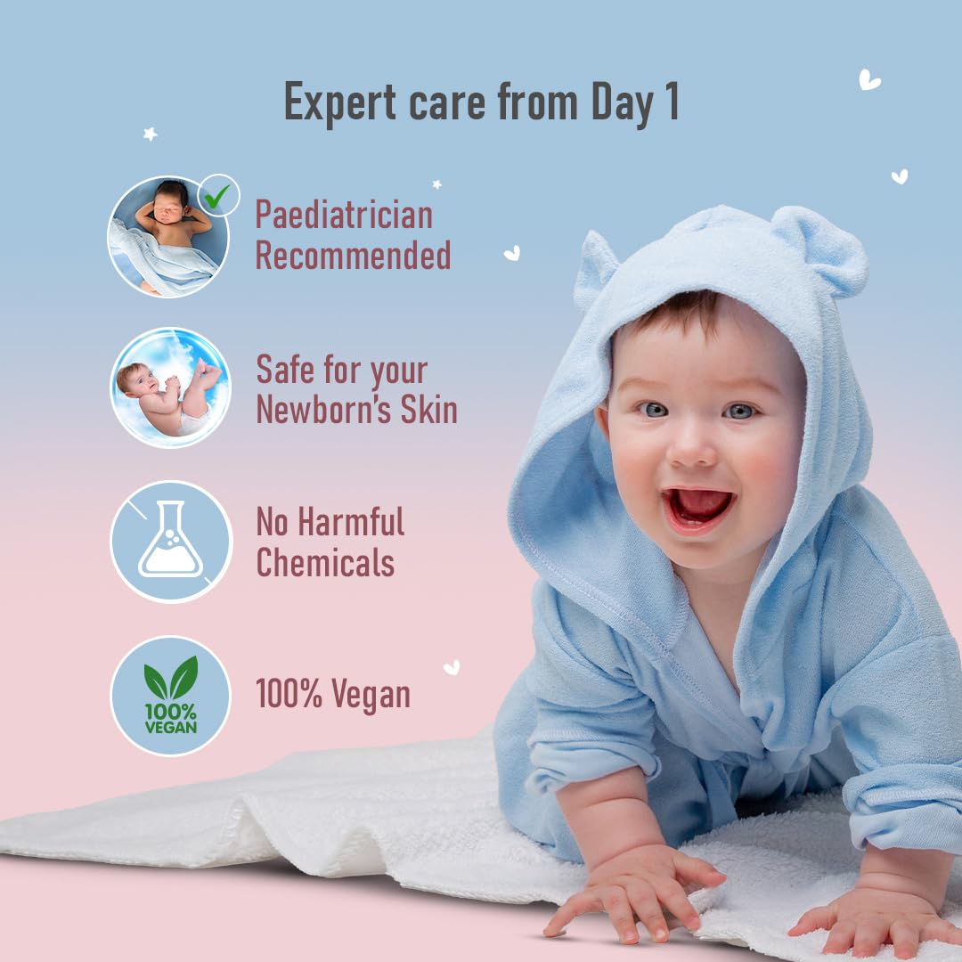 Sebamed Baby Powder 100 gm | Olive Oil & Allantoin | Gentle Sweat Absorbing Powder for Newborns