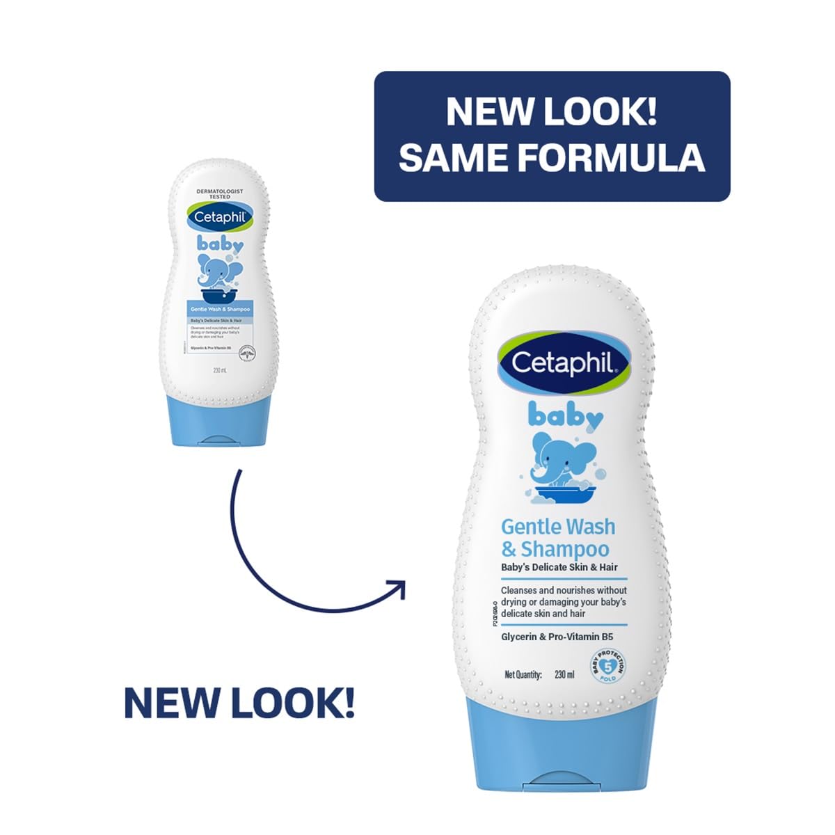 Cetaphil Baby Shampoo & Body Wash – Gentle Cleansing with Chamomile (230ml)