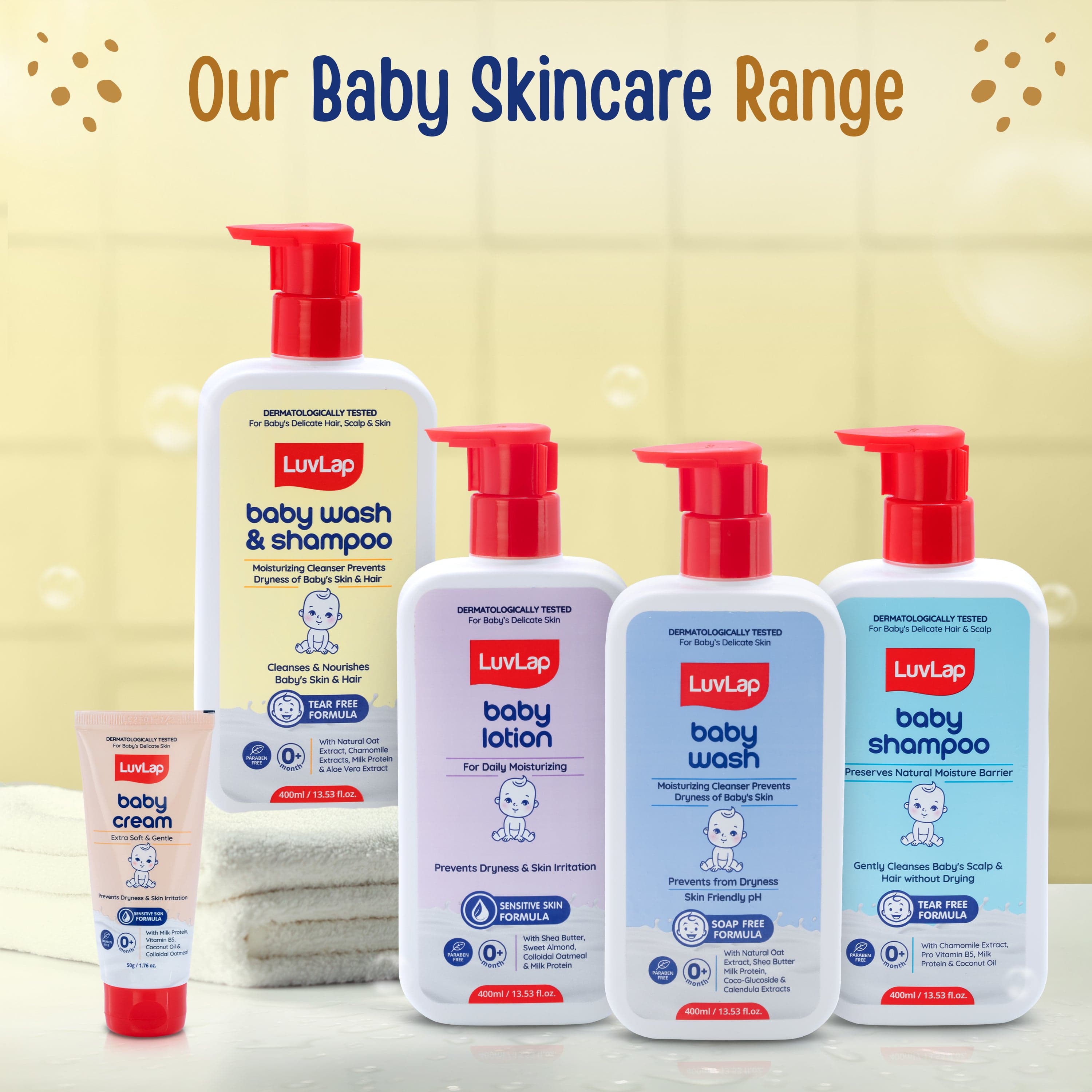 LuvLap Baby Wash & Shampoo - 600ml*