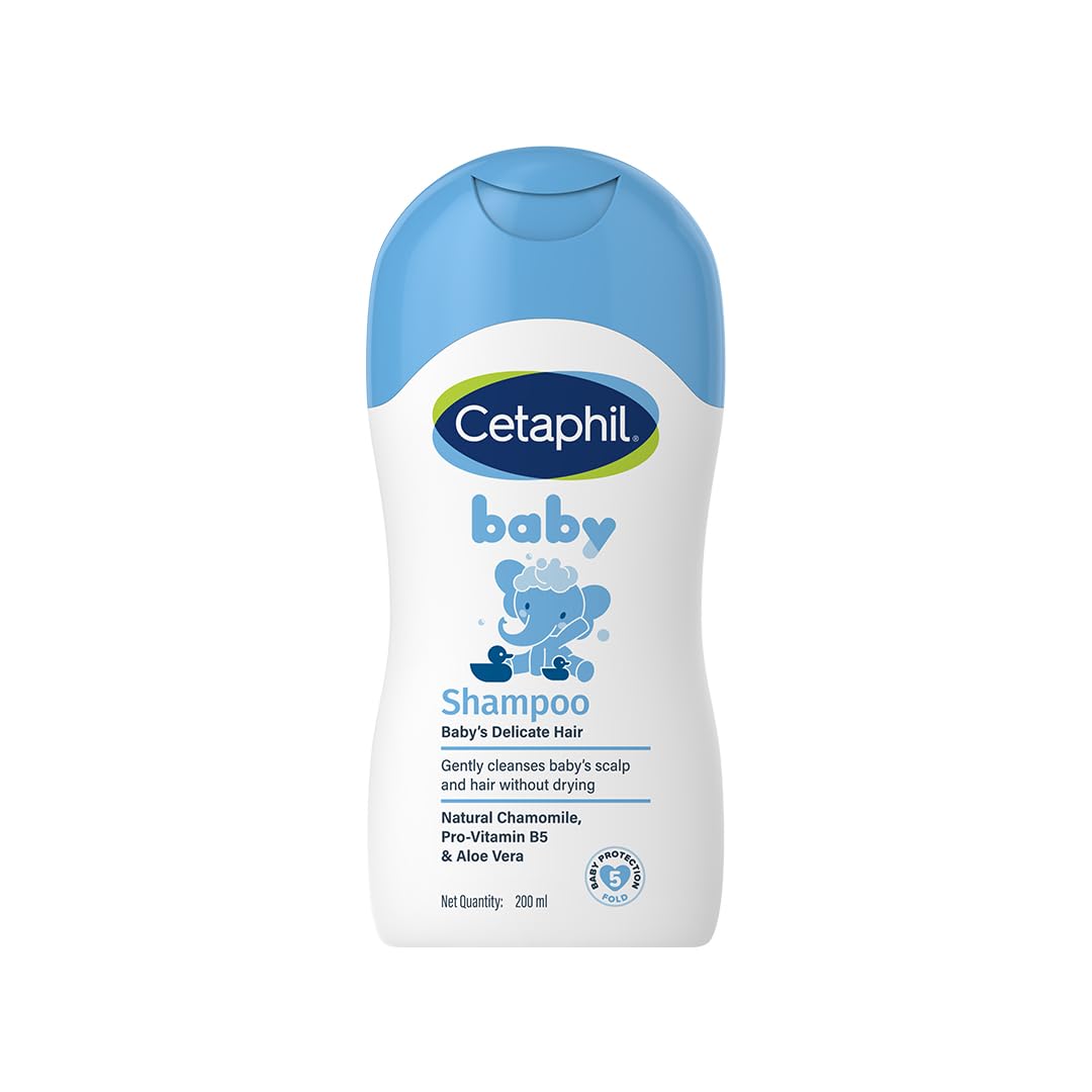 Cetaphil Baby Shampoo – Gentle Cleansing with Natural Chamomile (200ml)