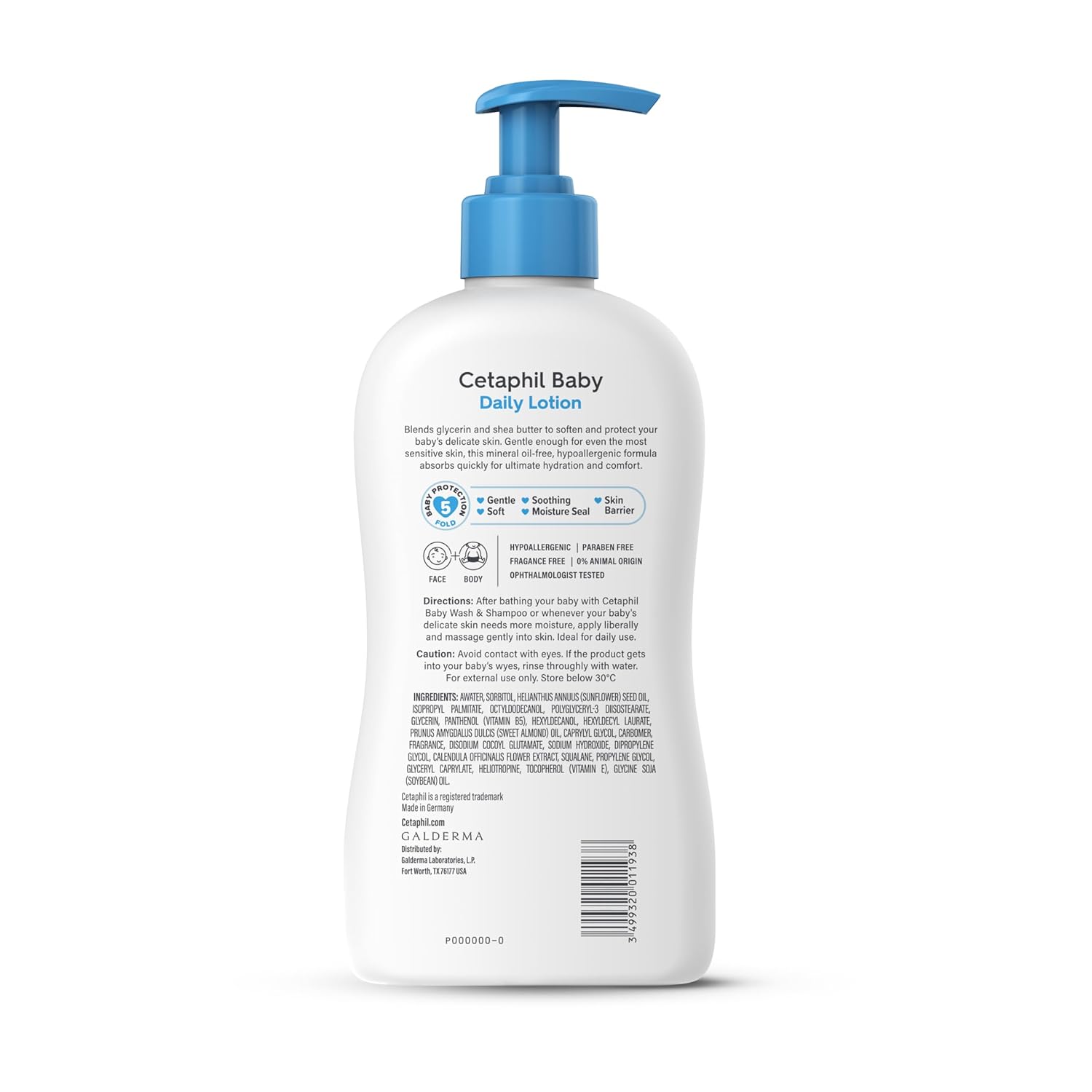 Cetaphil Baby Daily Lotion – Shea Butter & Vitamin E for Delicate Skin (400ml)
