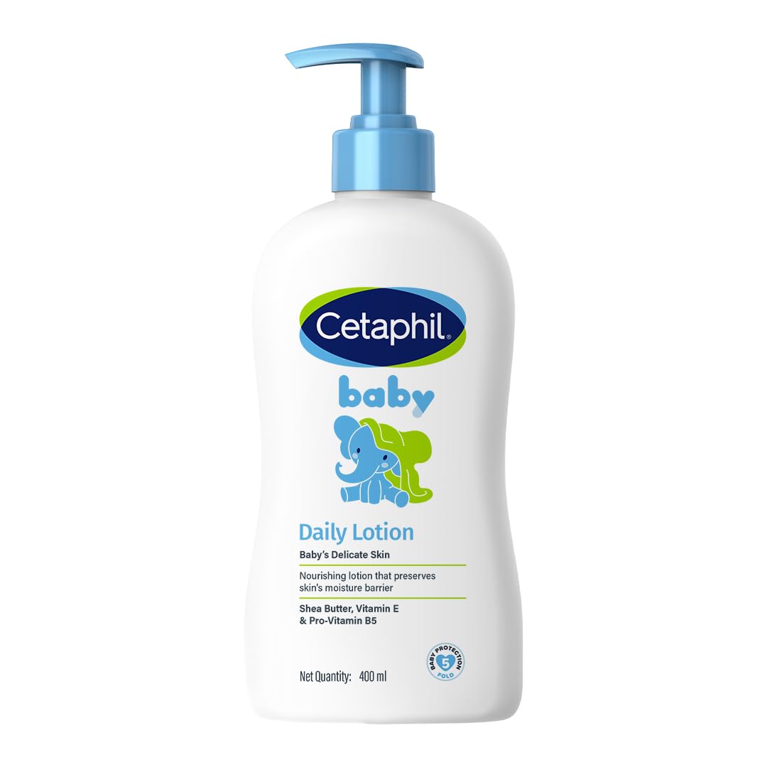 Cetaphil Baby Daily Lotion – Shea Butter & Vitamin E for Delicate Skin (400ml)