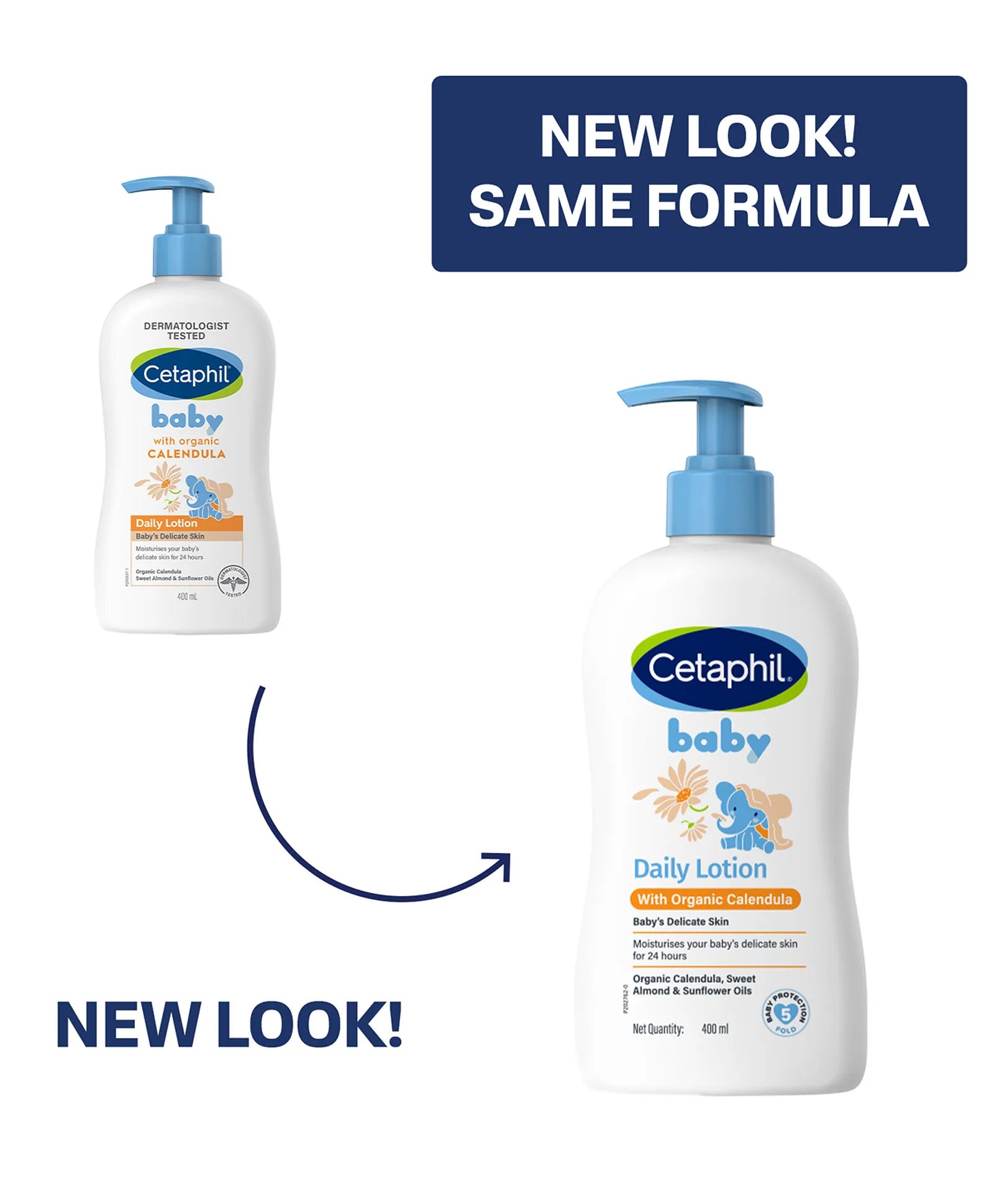Cetaphil Baby Lotion – Moisturising Care with Organic Calendula (400ml)