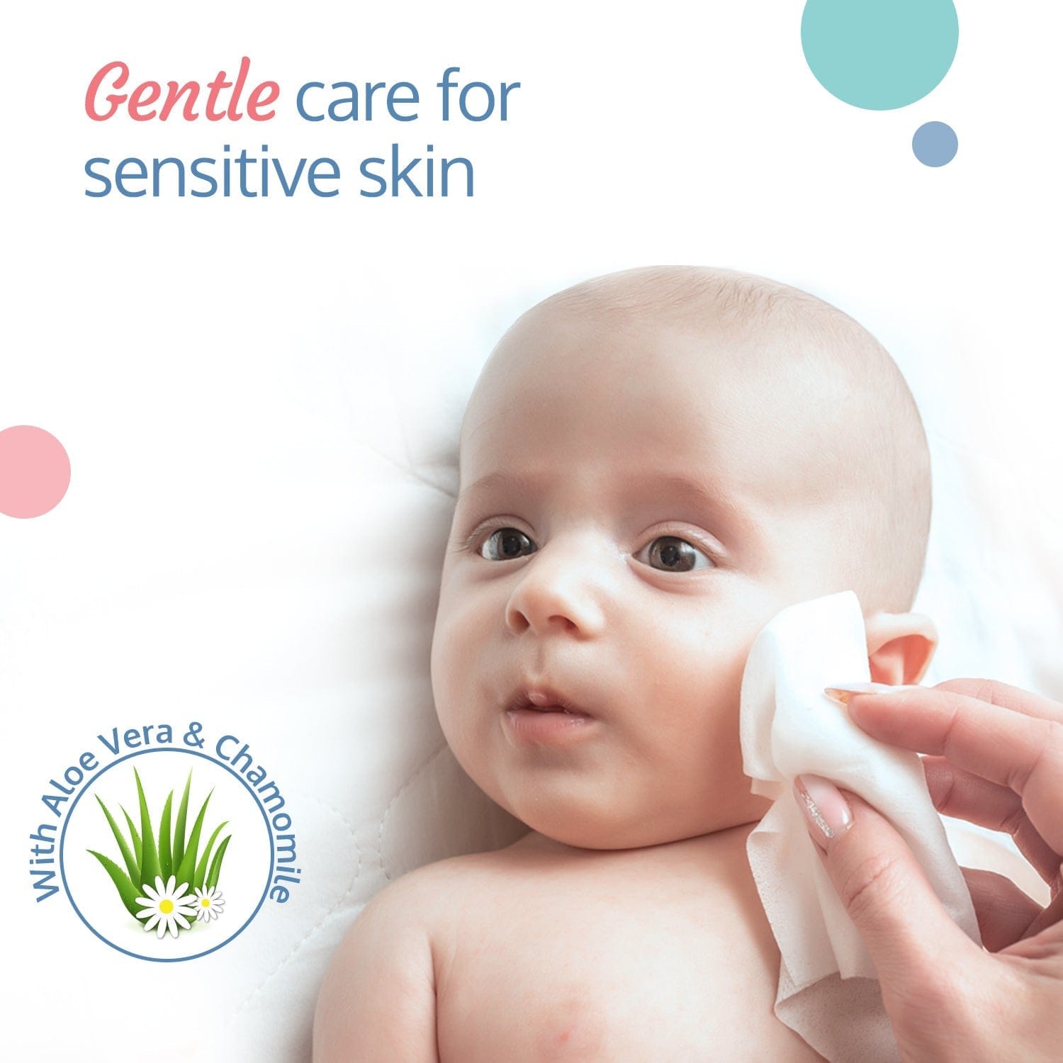 LuvLap Sensitive Baby Wipes, 72 Pcs
