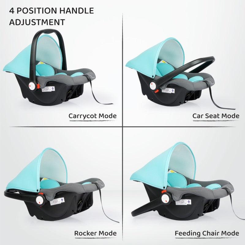 R for Rabbit Picaboo 4 in 1 Multipurpose Baby Carry Cot With Personalized Name Tag