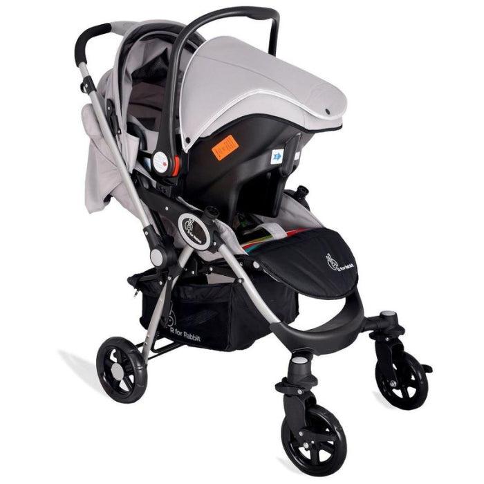 Chocolate Ride Travel System Kids Stroller Easy To Fold, Reversible Handle, Easy Attachment Of Infant Car-Seat