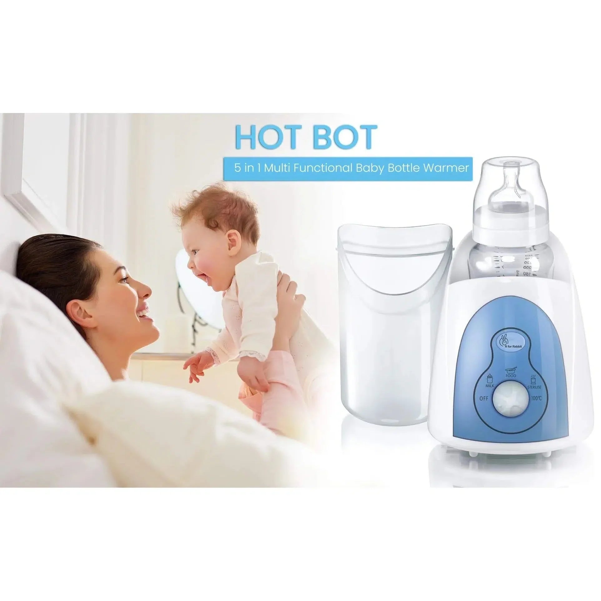 R for Rabbit Hot Bot Bottle Warmer (White)