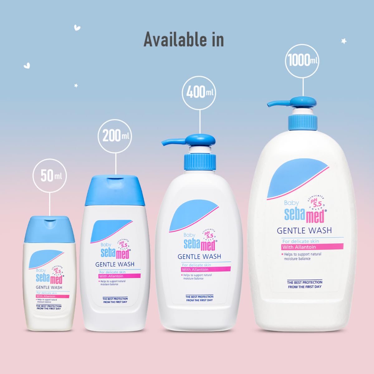 Sebamed Baby Gentle Wash – Soap-Free, Tear-Free Body Wash with pH 5.5 (200ml)