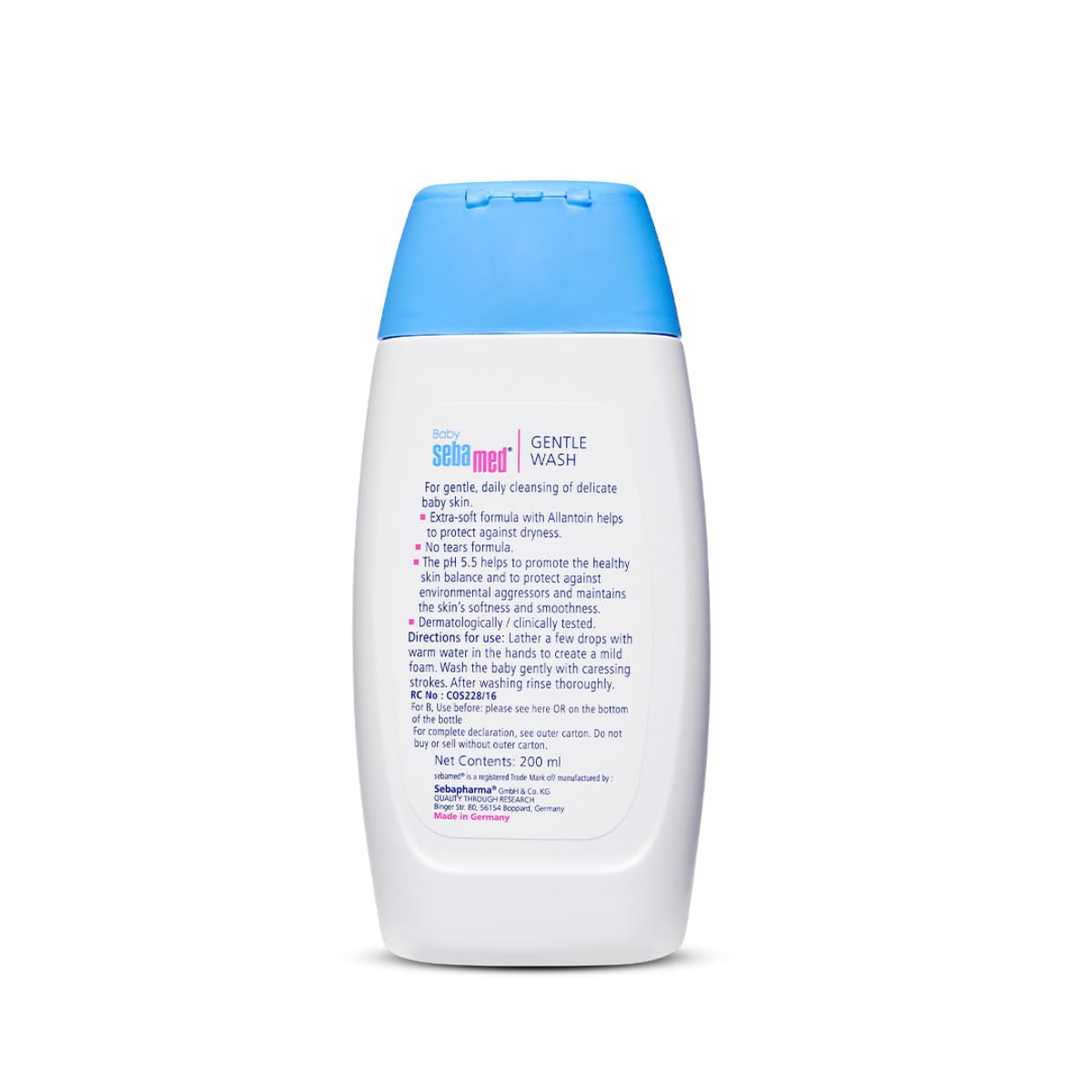 Sebamed Baby Gentle Wash – Soap-Free, Tear-Free Body Wash with pH 5.5 (200ml)