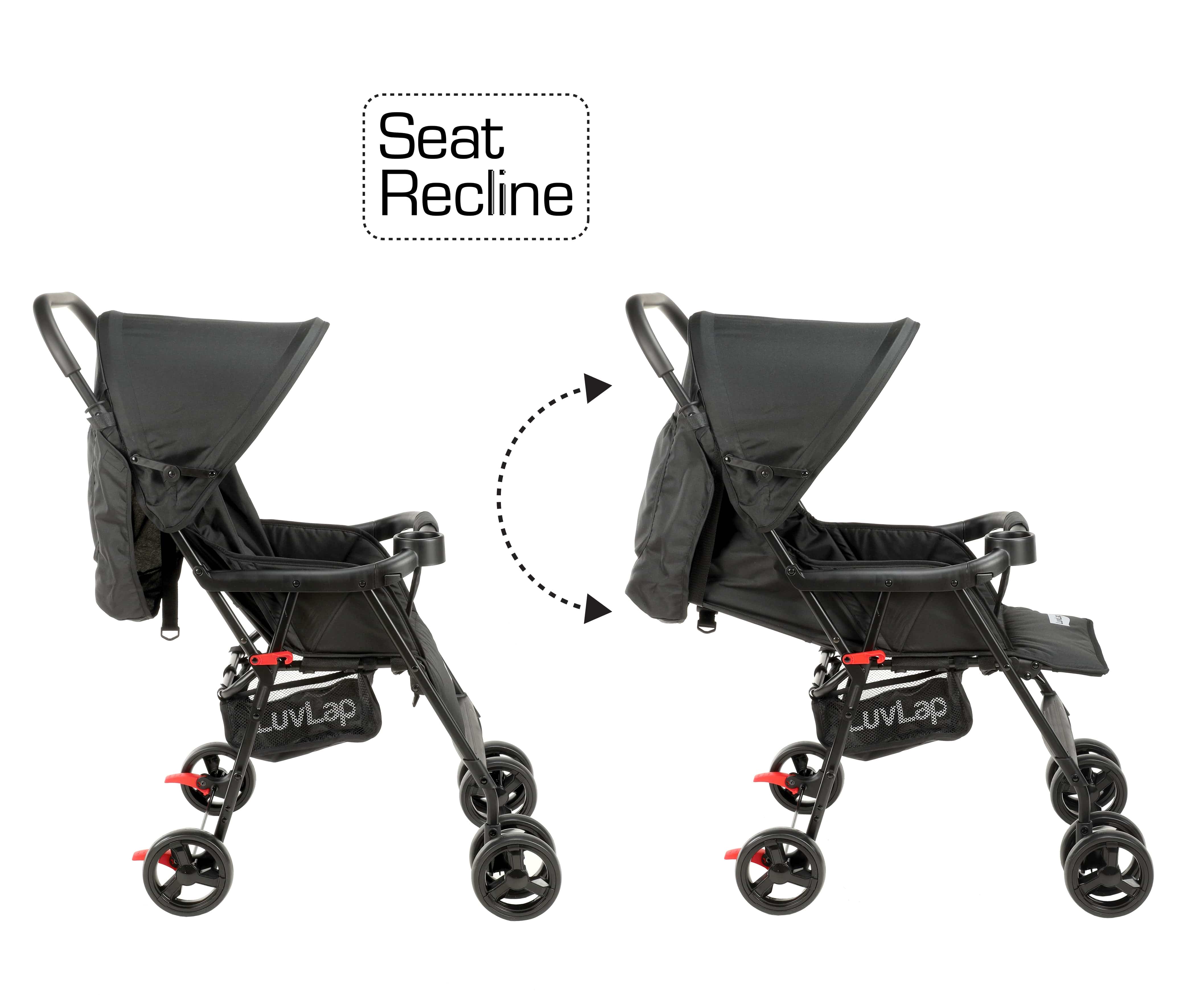 luvlap Delight Stroller, Black