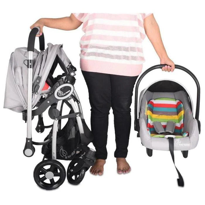 R for Rabbit Chocolate Ride Travel System Easy To Fold, Reversible Handle, Easy Attachment Of Infant Car Seat