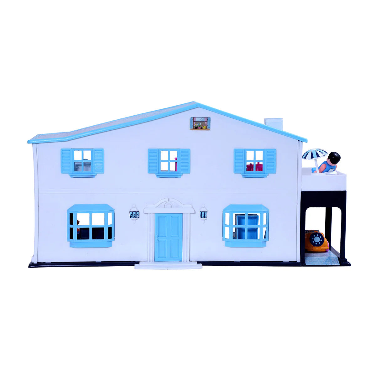 Frozen Party Home Doll House | Girls Role Playset | Pretend Play | Doll House with Furniture | Dollhouse Accessories | Imaginative Play | Playhouse | For Kids Age 3+ years