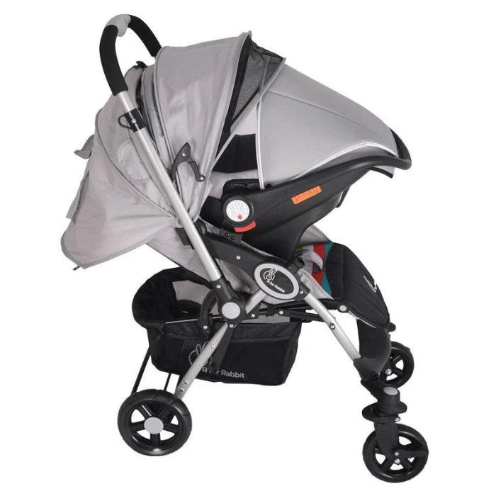 R for Rabbit Chocolate Ride Travel System Easy To Fold, Reversible Handle, Easy Attachment Of Infant Car Seat