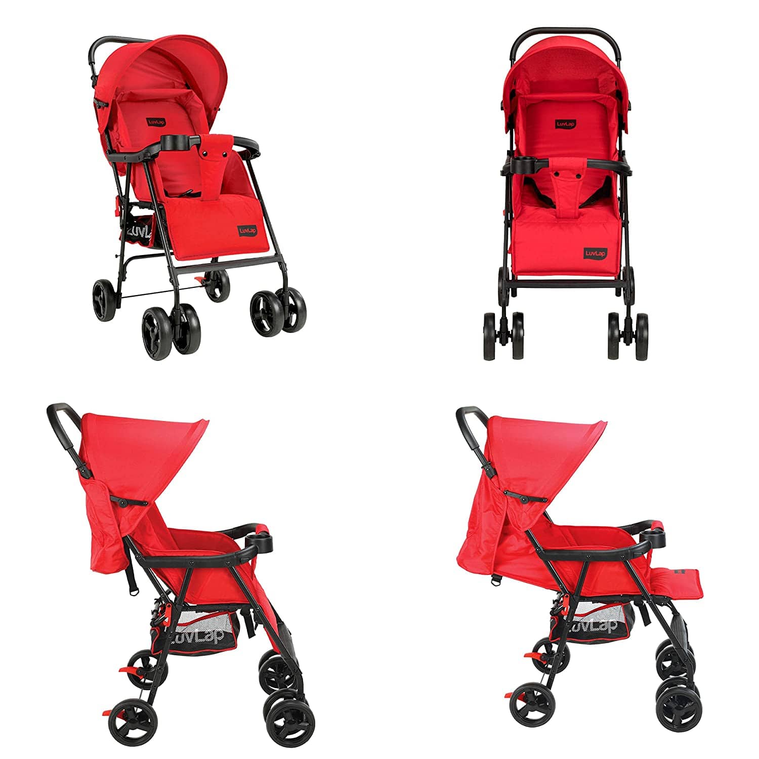 luvlap Delight Stroller, Red