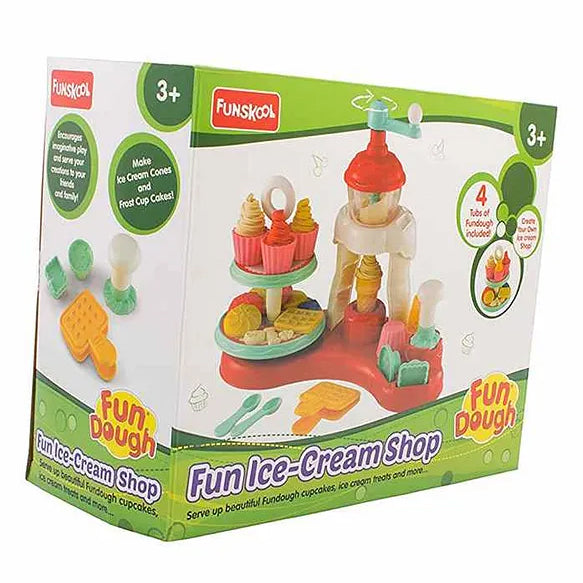 Fun Dough Funskool Ice Cream Shop - Multicolor