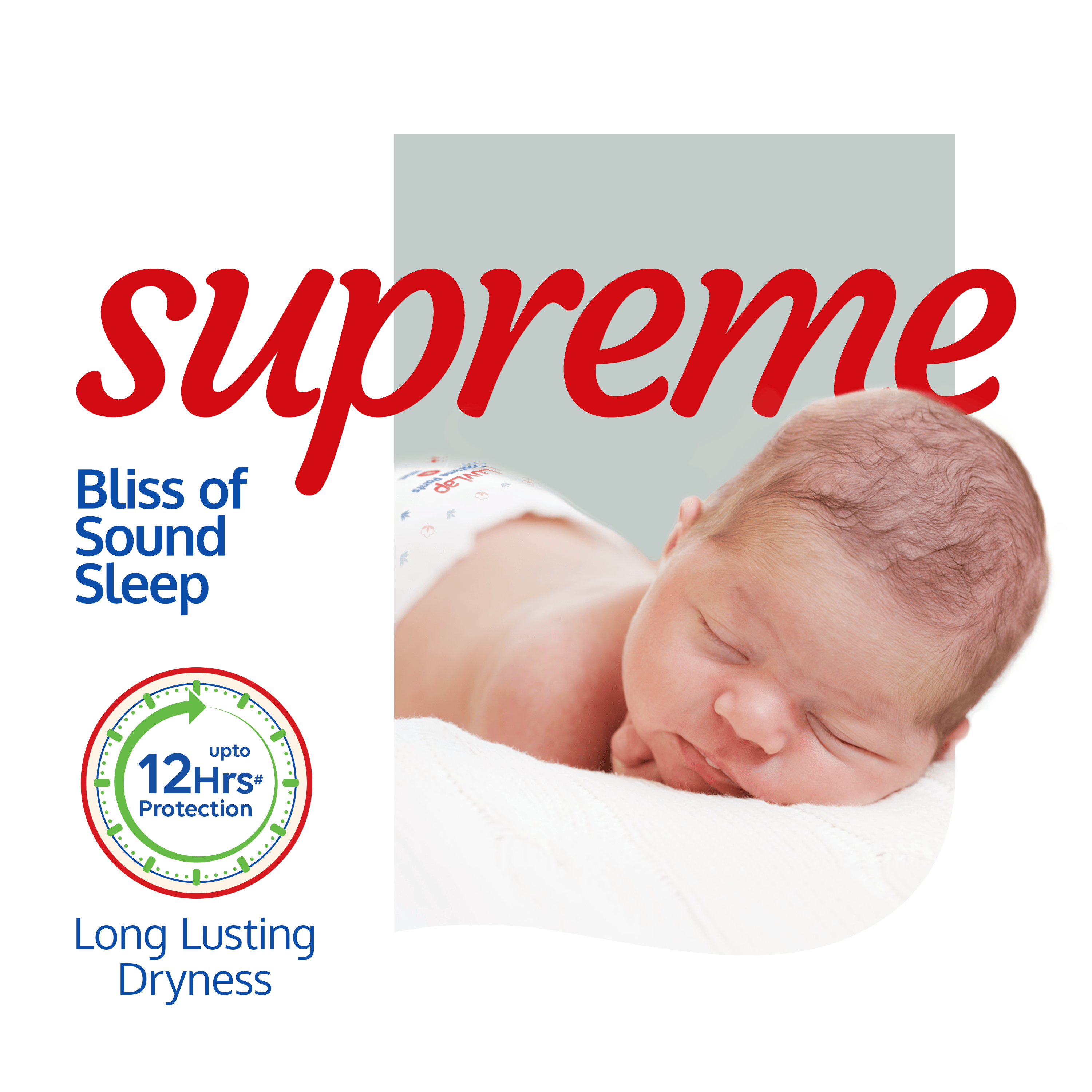 LuvLap Supreme Diaper Pants Medium, 7 To 12Kg, 72 Pcs