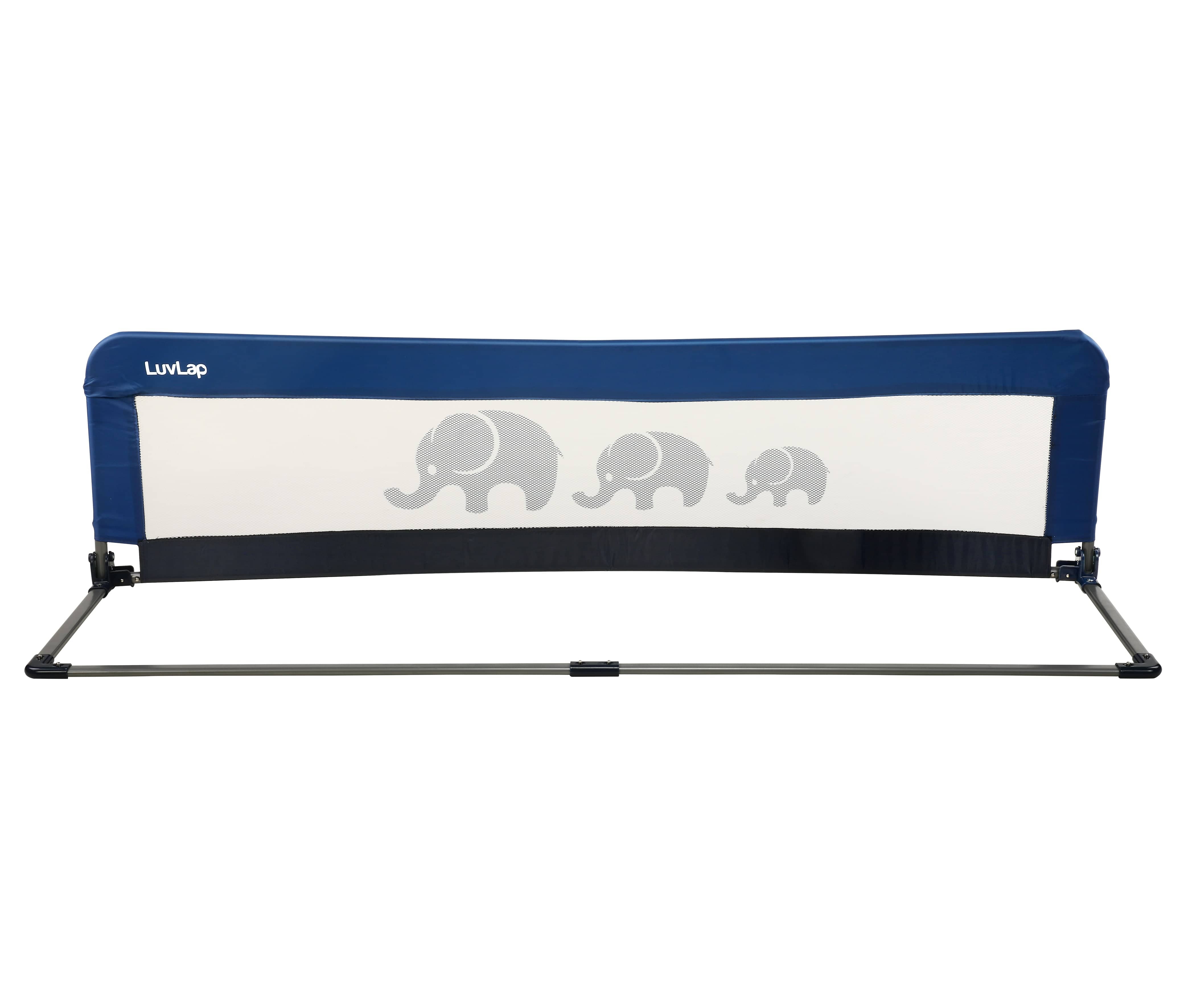 LuvLap Baby Bed Rail, Blue