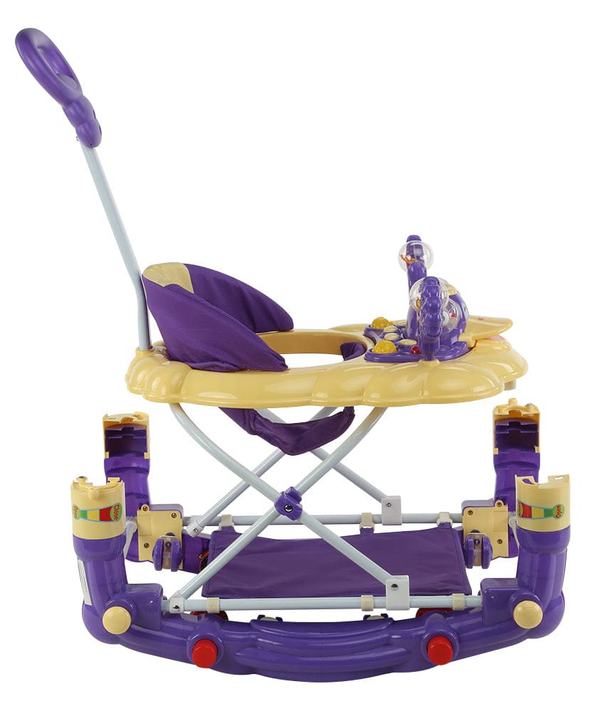 LuvLap Comfy Baby Walker Cum Rocker, Purple