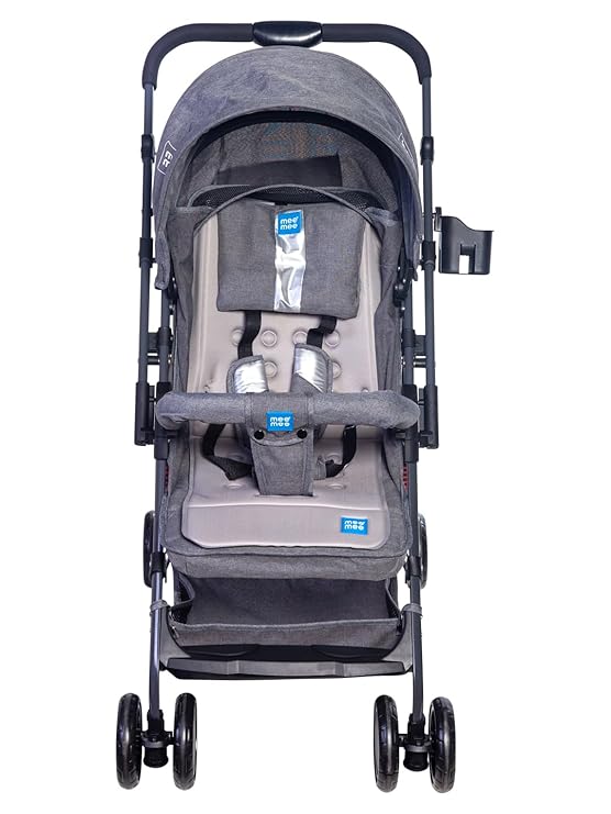 Mee Mee Advanced Baby Stroller Pram with Shock Absorbers ( Blue)