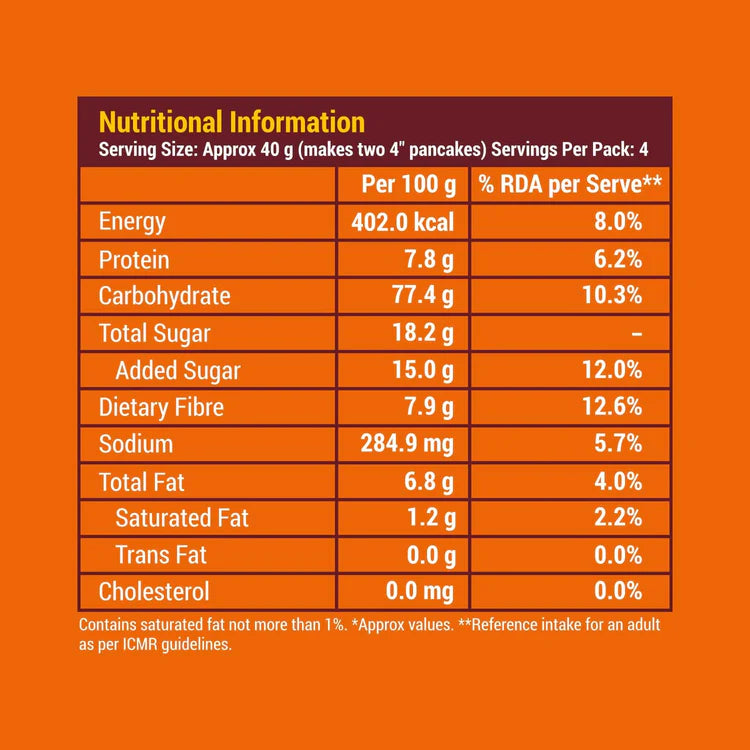 Slurrp Farm Classic Millet Pancake Mix, 150G