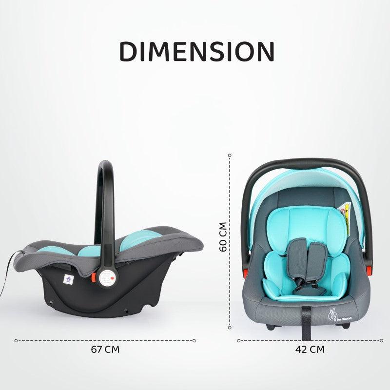 R for Rabbit Picaboo 4 in 1 Multipurpose Baby Carry Cot With Personalized Name Tag