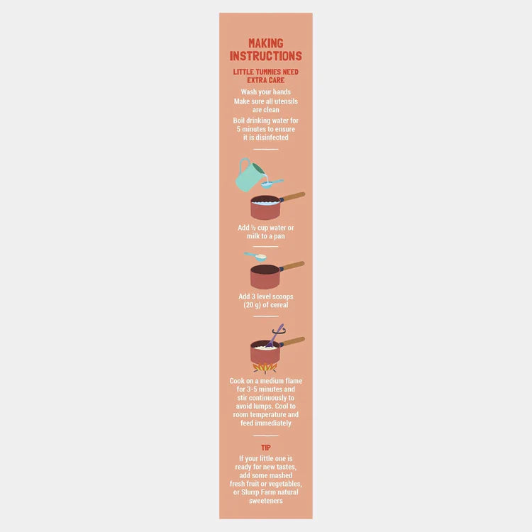 Slurrp Farm No Added Sugar, No Salt Ragi, Almond and Banana Cereal | 100% Sprouted Ragi | Healthy Cereal | No Milk | No Preservatives, 200g
